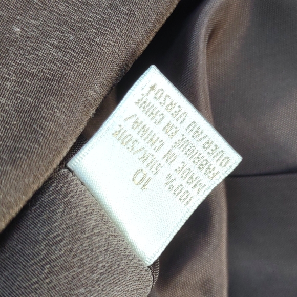 dana buchman dresses ladies pure silk (1) button overcoat (VINTAGE) - Picture 13 of 17